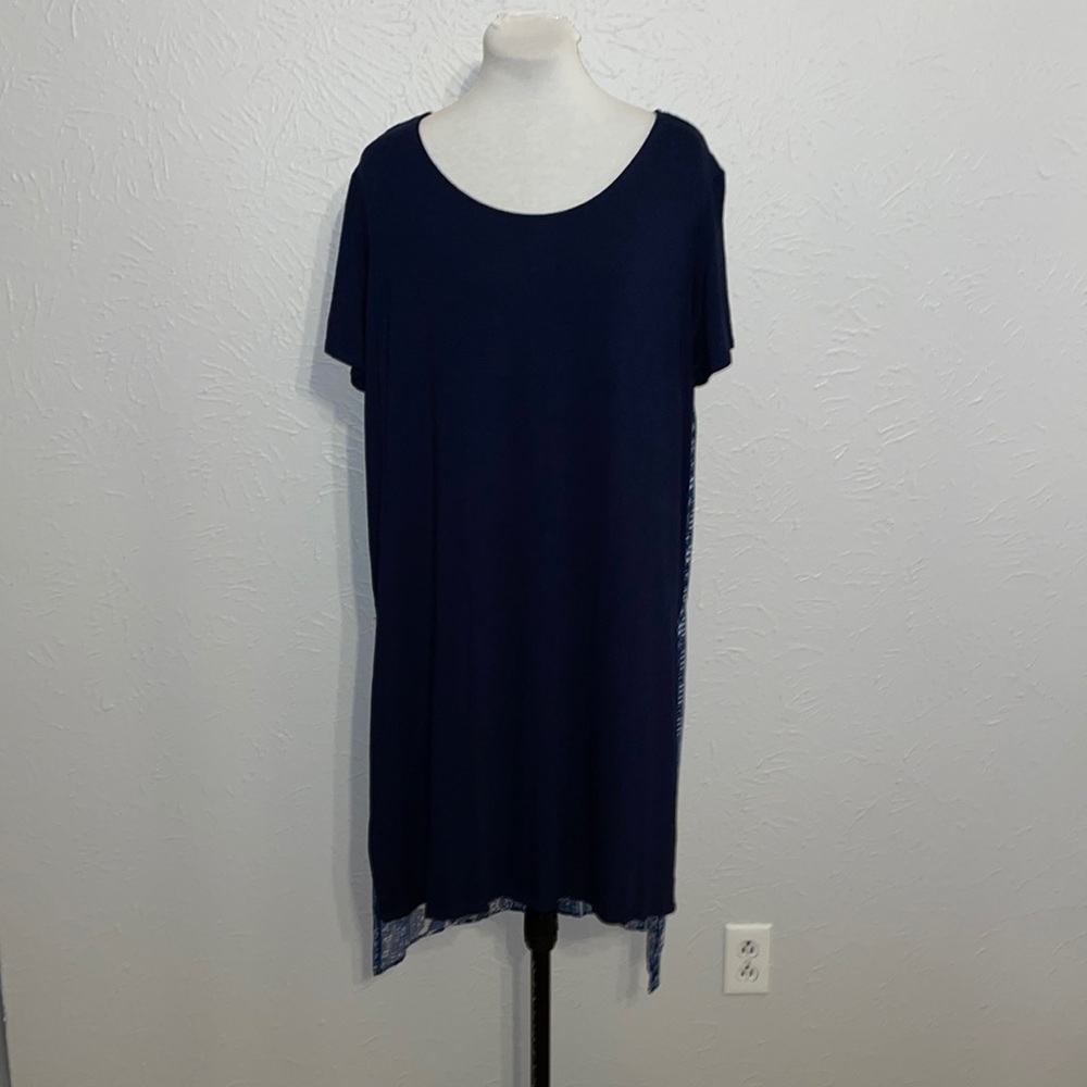 Agnes & Dora Daydreamer Tunic Navy XL NWT